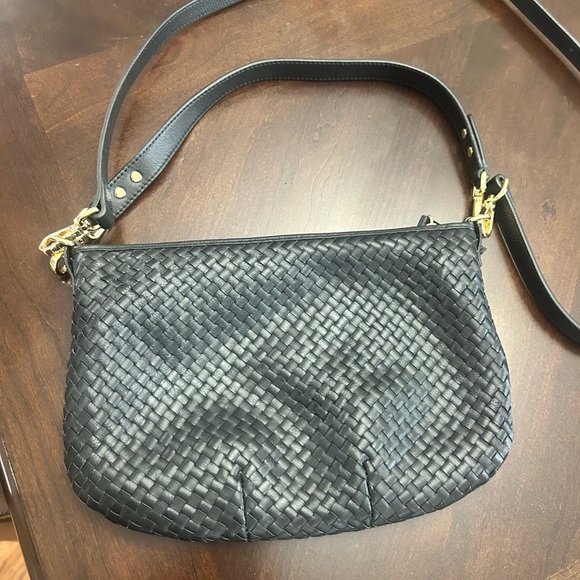 Quince Italian Leather Mini Shoulder Bag Black - Picture 2 of 12